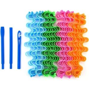 DIY Magic Hair Curler Portable Hairstyle Rollers MULTI COLOR